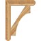 Ekena Millwork Westlake Craftsman Rough Sawn Bracket, Western Red Cedar, 6"W x 34"D x 46"H BKT06X34X46WTL04RWR - alternate 3